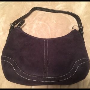 Suede Look Handbag